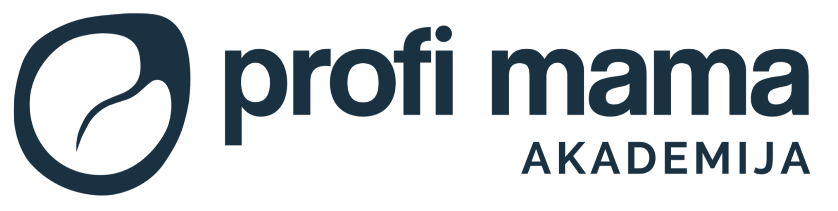 Profi mama akademija logo plavi