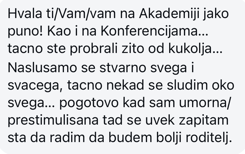 Profi mama akademija utisak 02
